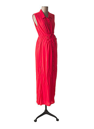 Robe maternité sans manche rouge POMKIN femme