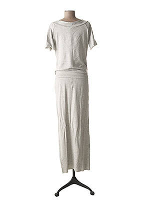 Robe maternité stretch gris 9 FASHION femme