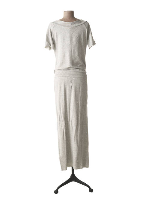 Robe maternité gris 9 FASHION pour femme