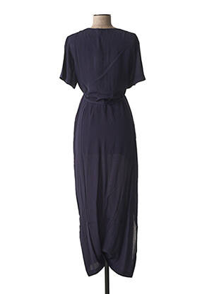 Robe maternité col v bleu FRAGILE femme