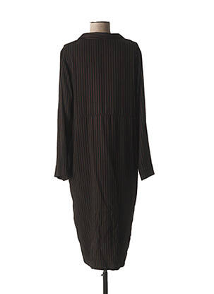 Robe maternité stretch marron FRAGILE femme
