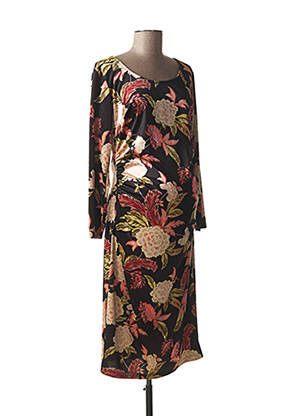 Robe maternité empiècements noir FRAGILE femme