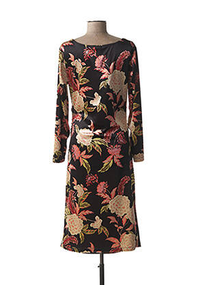 Robe maternité empiècements noir FRAGILE femme