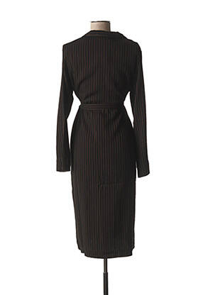 Robe maternité stretch marron FRAGILE femme