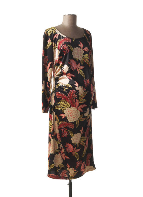 Robe maternité empiècements noir FRAGILE femme