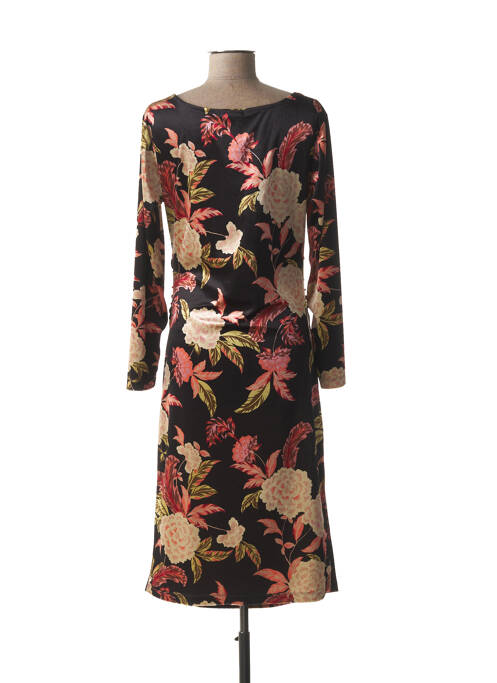 Robe maternité empiècements noir FRAGILE femme