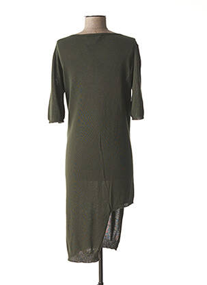 Robe maternité stretch vert MENONOVE femme