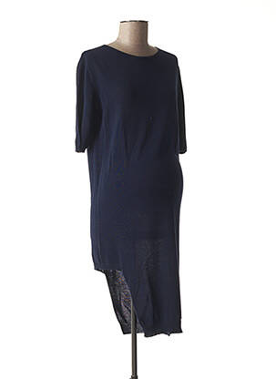 Robe maternité stretch bleu MENONOVE femme
