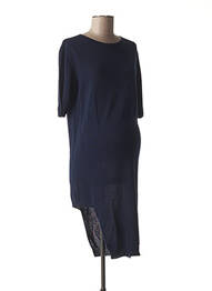 Robe maternité stretch bleu MENONOVE femme