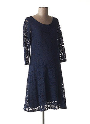 Robe maternité doublure bleu NINA BELLY femme