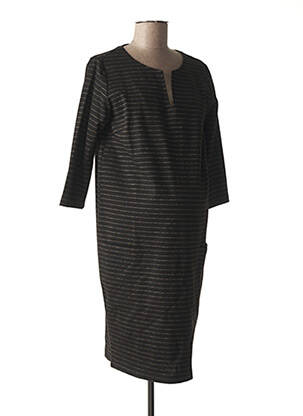 Robe maternité stretch noir FRAGILE femme