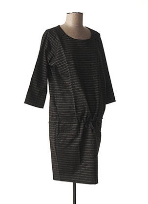 Robe maternité stretch noir FRAGILE femme