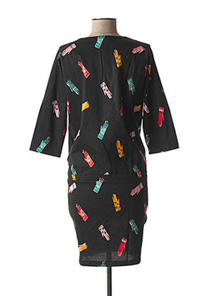 Robe maternité stretch noir FRAGILE femme