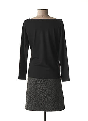 Robe maternité stretch noir FRAGILE femme