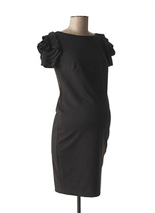 Robe maternité stretch noir PIETRO BRUNELLI femme