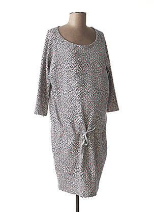 Robe maternité stretch bleu FRAGILE femme