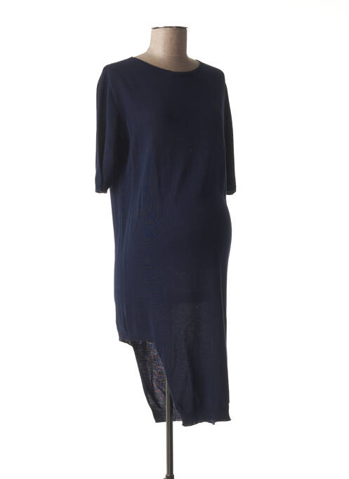 Robe maternité stretch bleu MENONOVE femme
