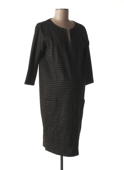Robe maternité stretch noir FRAGILE femme