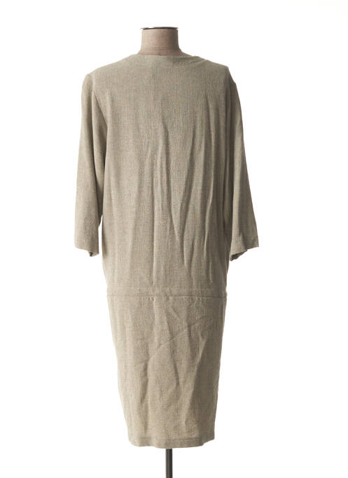 Robe maternité gris FRAGILE pour femme