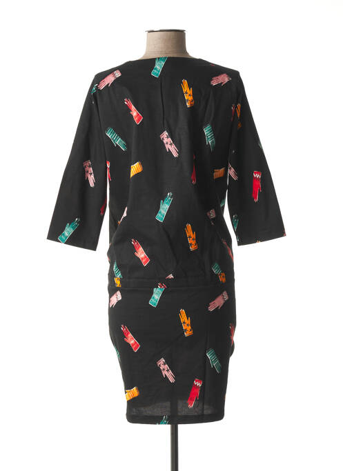 Robe maternité noir FRAGILE pour femme