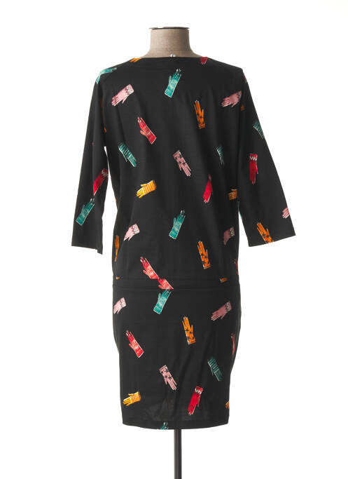 Robe maternité noir FRAGILE pour femme