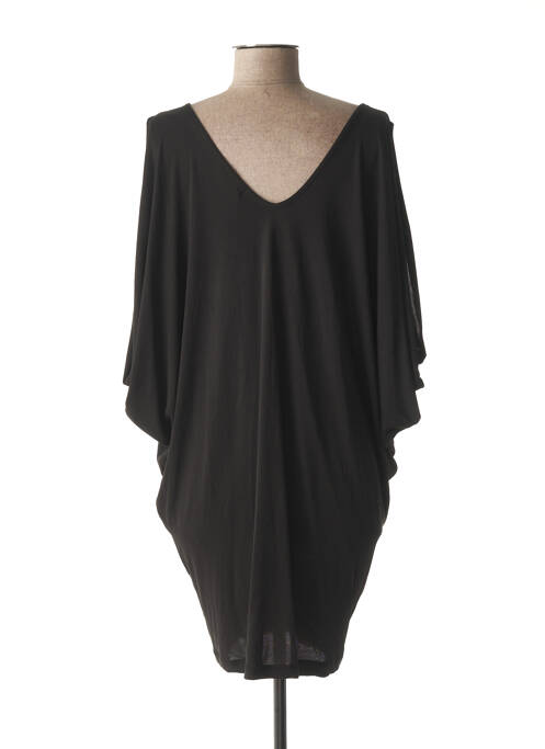 Robe maternité noir FRAGILE pour femme