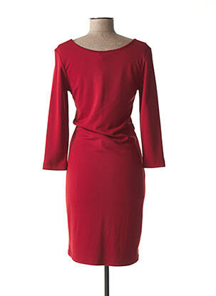 Robe maternité empiècements rouge QUEEN MUM femme