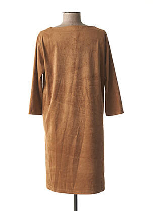 Robe maternité stretch beige FRAGILE femme