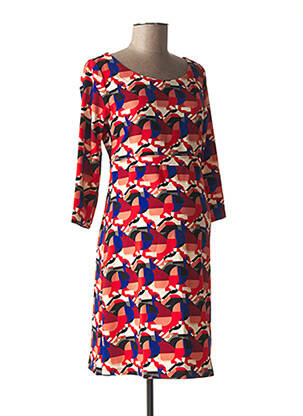 Robe maternité stretch rouge FRAGILE femme