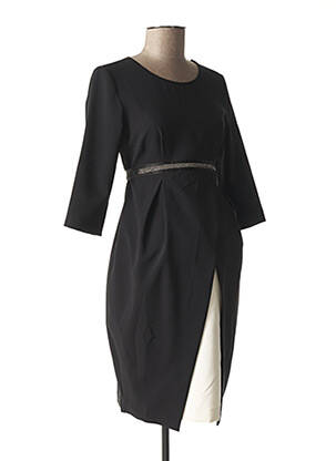Robe maternité manches 3/4 noir SARÀ femme