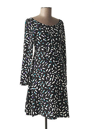 Robe maternité tissage jersey noir POMKIN femme