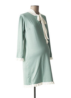 Robe maternité empiècements vert MUM OF THE WORLD BY GRIET femme