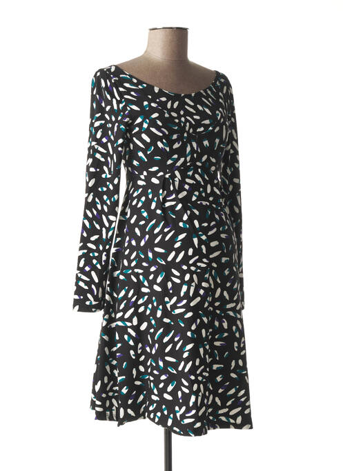 Robe maternité col rond noir POMKIN femme