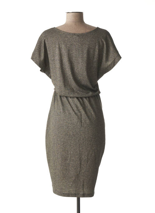 Robe maternité stretch jaune FRAGILE femme