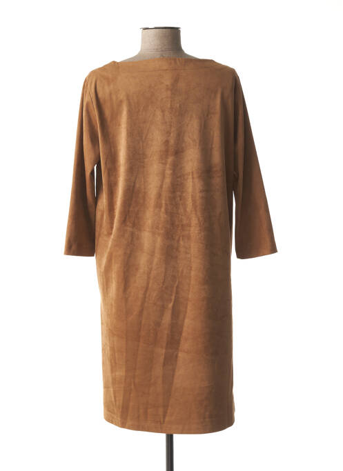 Robe maternité beige FRAGILE pour femme
