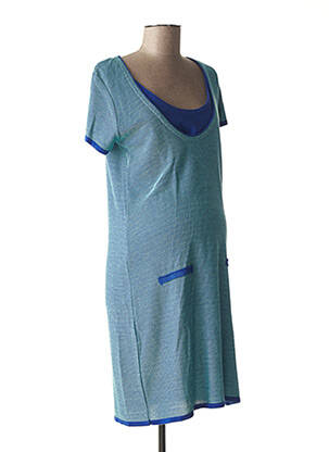 Robe maternité stretch vert POMKIN femme