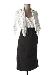 Robe maternité manches courtes noir 9 FASHION femme