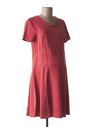 Robe maternité col rond rouge LOVE2WAIT femme