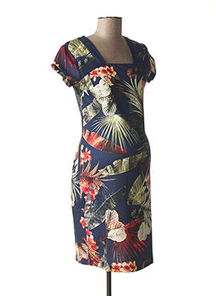 Robe maternité stretch bleu LOVE2WAIT femme