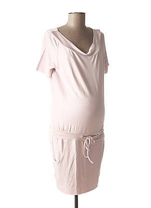 Robe maternité stretch rose 9 FASHION femme