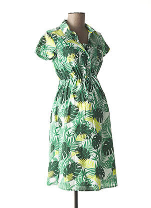 Robe maternité doublure vert POMKIN femme