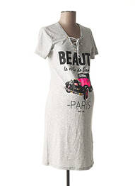 Robe maternité col v gris LOVE2WAIT femme