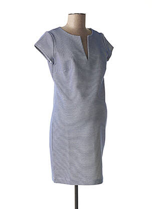 Robe maternité stretch bleu FRAGILE femme