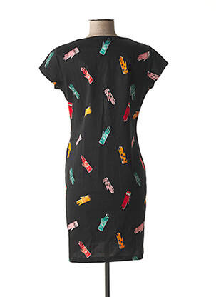 Robe maternité stretch noir FRAGILE femme