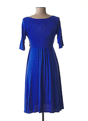 Robe maternité stretch bleu POMKIN femme