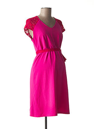Robe maternité doublure rose NINA BELLY femme