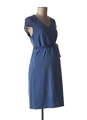 Robe maternité doublure bleu NINA BELLY femme