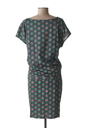 Robe maternité stretch vert FRAGILE femme