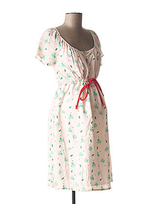 Robe maternité doublure rose POMKIN femme