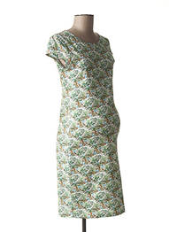 Robe maternité stretch vert FRAGILE femme